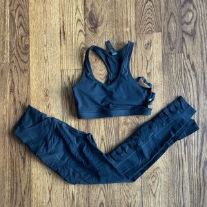 Black Women's Activewear Set
